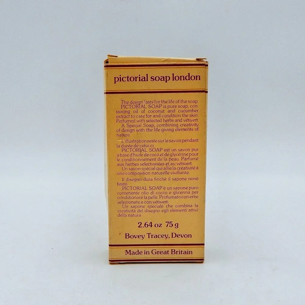 Vintage Beatrix Potter Mrs Tiggy-Winkle Boxed Pictorial Soap Great Britain